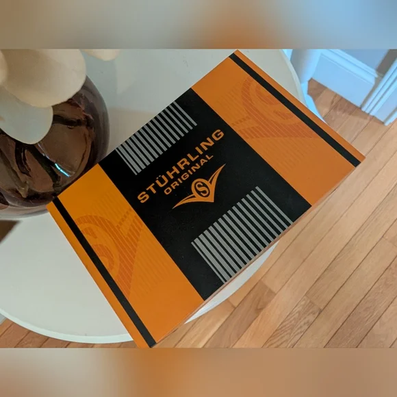 Stührling Silver Watch with Blue Dial - Picture 2 of 3